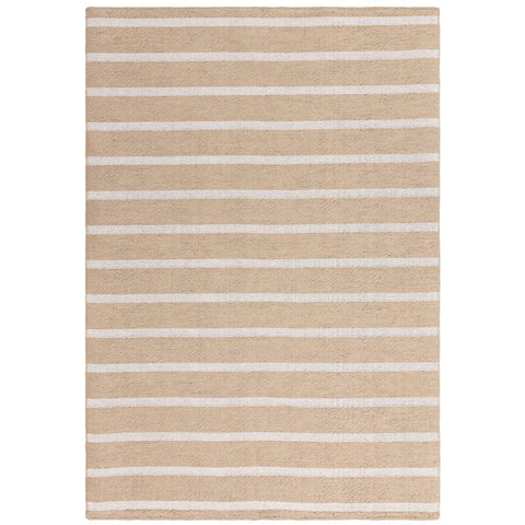 Global Cream Stripe Rug