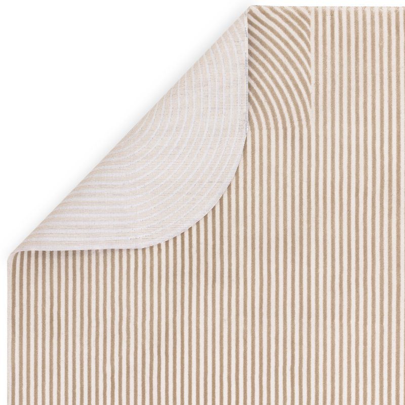 Kuza Shape Gold / Cream Rug