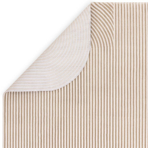 Kuza Shape Gold / Cream Rug