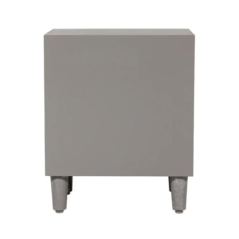 Venus 2 Drawer Bedside Cabinet Grey