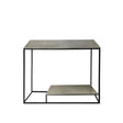 Suhani Console Table Black With Nickel Top