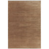 Kuza Plain Stripe Terracotta Rug