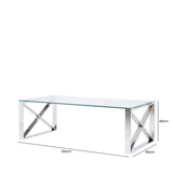 Zenith Stainless Steel Coffee Table