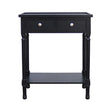 Medium Black 2 Drawer Console Table