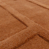 Maze Rust Rug - Image 4