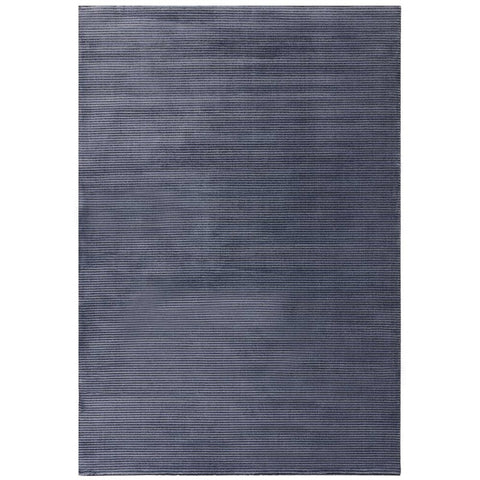 Kuza Plain Stripe Navy Rug - Image 1
