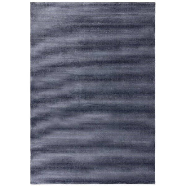 Kuza Plain Stripe Navy Rug - Image 1