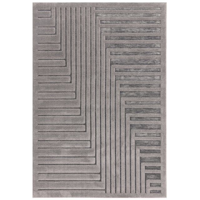Valley Charcoal Connection Rug - Image 1