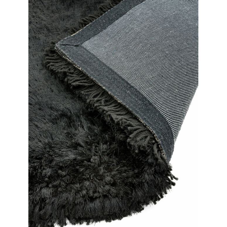 Plush Black Rug