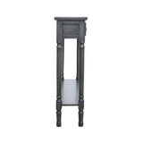 Delta Medium 3 Drawer Console Table Grey with Ball Design Hadle