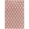 Nexus Fine Lines Silver/Red Rug - Image 1