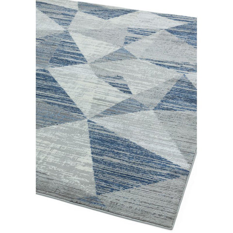Orion Or14 Blocks Blue Rug