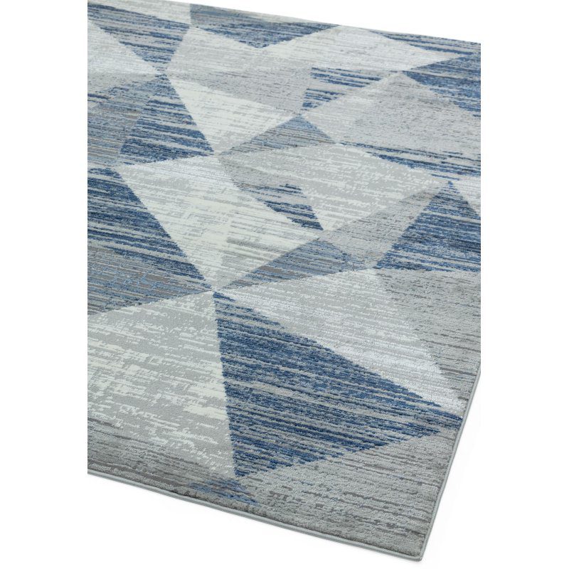 Orion Or14 Blocks Blue Rug
