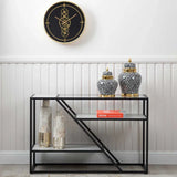 Ibarra Black and Grey Console Table - KD