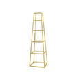 Logan Gold & Clear Glass 5-Tier Ladder Display Unit - KD