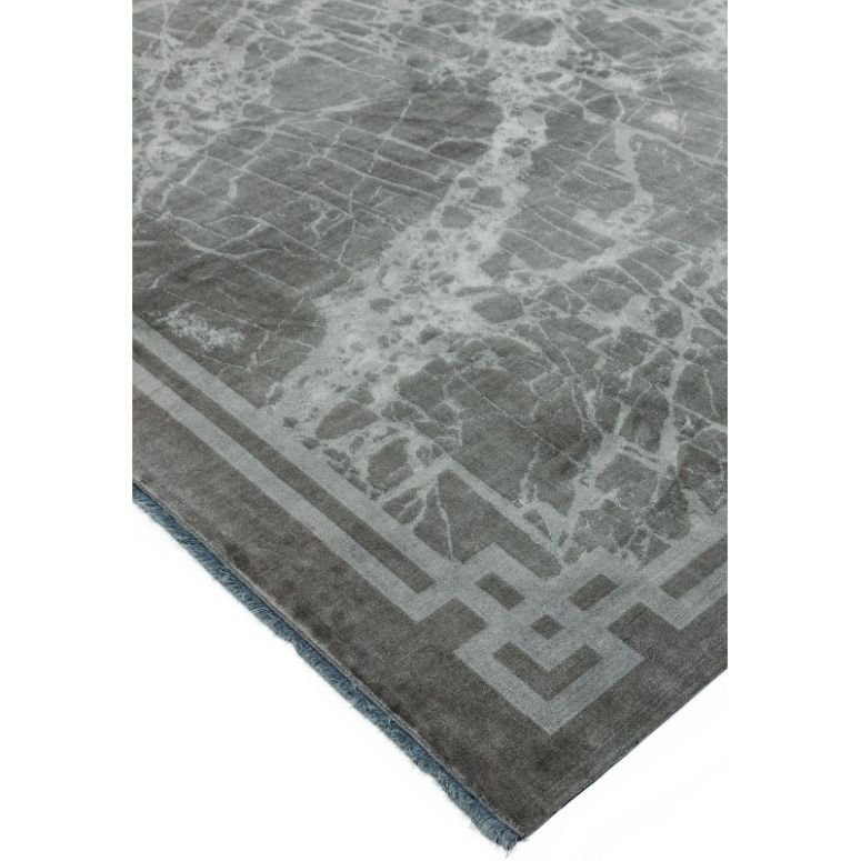 Zehraya Ze04 Silver Border Rug