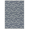 Antibes AN04 Blue/White Linear Rug - Image 1