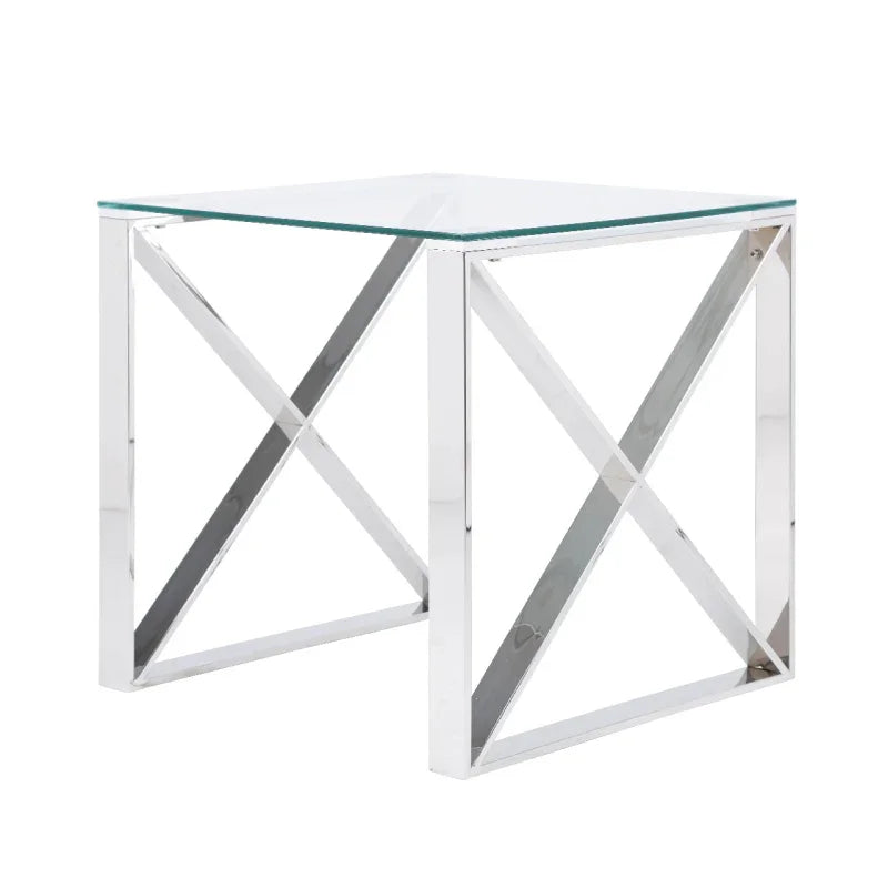Zenith Stainless Steel End Table