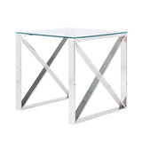 Zenith Stainless Steel End Table