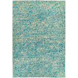 Elona Mosaic Cowhide Aqua Rug - Image 1