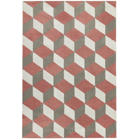 Arlo AR10 Pink Block Rug - Image 1