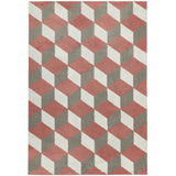 Arlo AR10 Pink Block Rug - Image 1