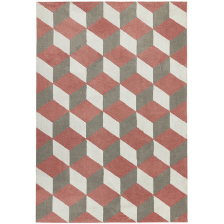 Arlo AR10 Pink Block Rug - Image 1