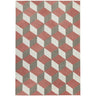 Arlo AR10 Pink Block Rug - Image 1