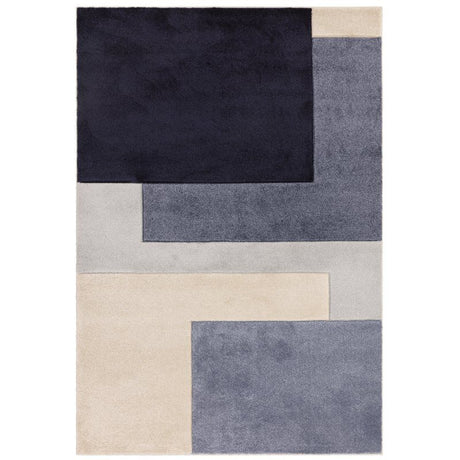 Sketch Sk13 Blocks Blue Rug