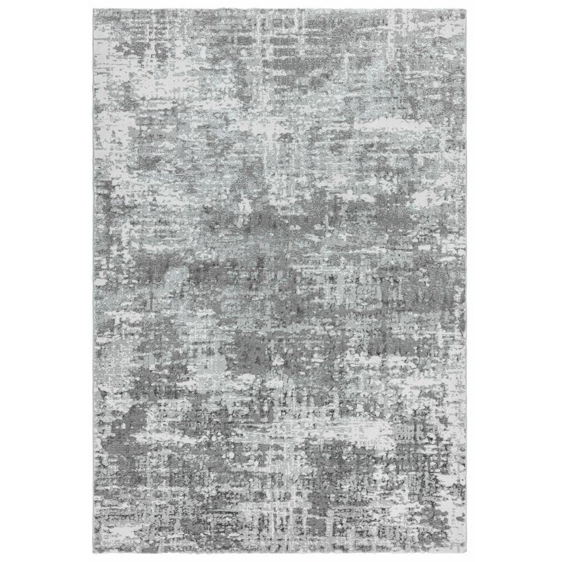 Orion Or05 Abstract Silver Rug