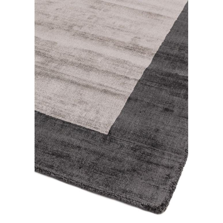 Blade Border Charcoal Silver 04 Rug