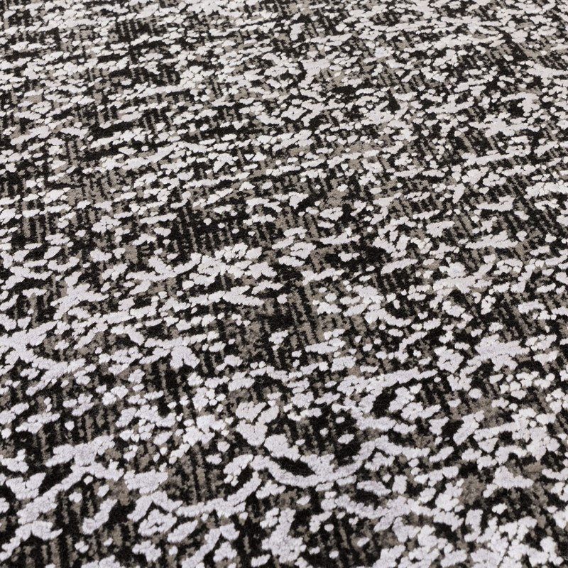 Elodie Silver/Black Rug