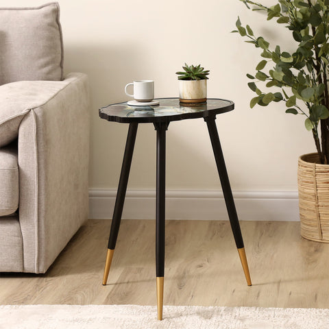62.5cm Teal Green End Table