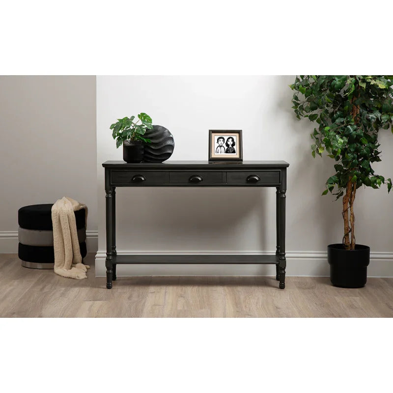 Delta Large 3 Drawer Console table