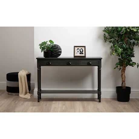 Delta Large 3 Drawer Console table