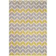 Arlo AR06 Chevron Lemon / Grey Rug - Image 1