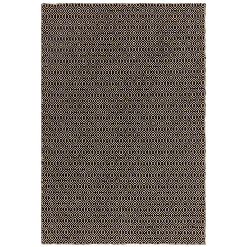 Global Black Mosaic Rug 160x230cm