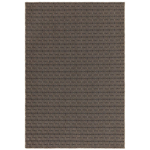 Global Black Mosaic Rug 160x230cm