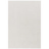 Rectangular cream area rug with soft textured surface