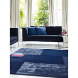 Tate Tonal Textures Navy Rug
