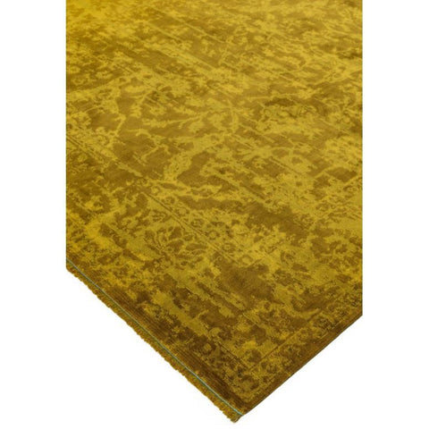 Zehraya Ze09 Gold Abstract Rug