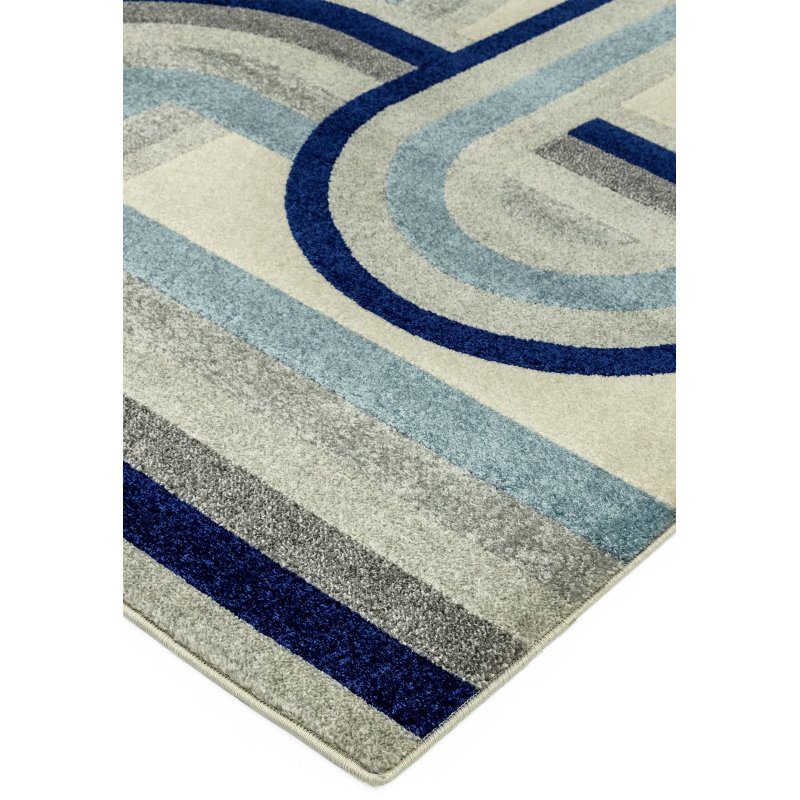 Nova Retro Blue Nv30 Rug