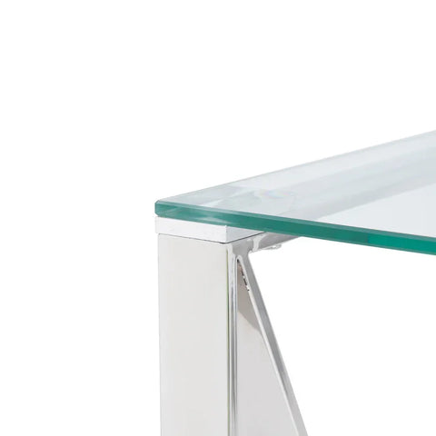 Zenith Stainless Steel Console Table