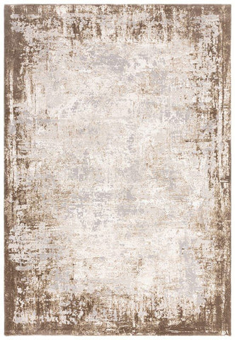 Kuza Border Beige Rug