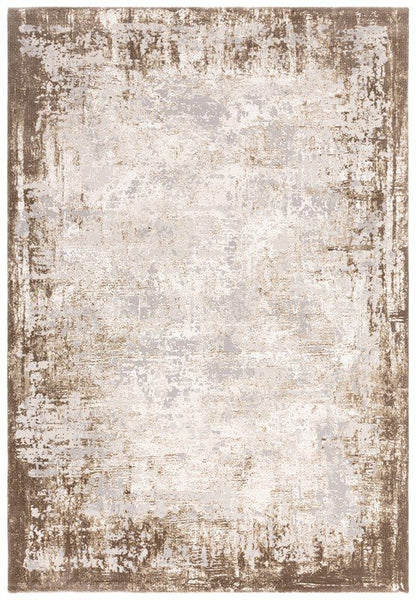Kuza Border Beige Rug