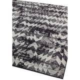 Nova Chevron Black Rug NV28 Rug - Image 2