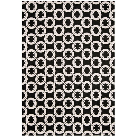 Arlo AR03 Buckle Black Rug - Image 1