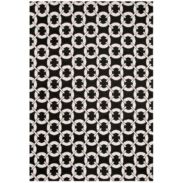 Arlo AR03 Buckle Black Rug - Image 1