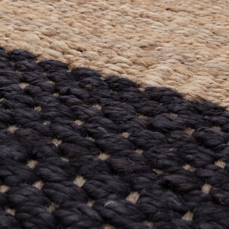 Cedar Charcoal / Natural Rug
