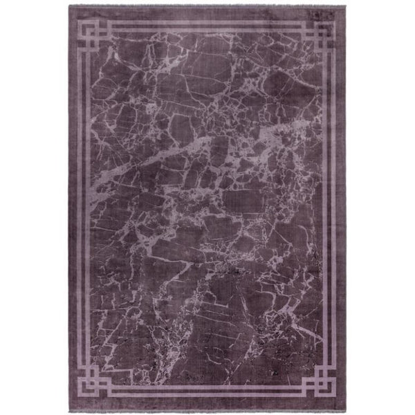 Zehraya Ze01 Purple Border Rug
